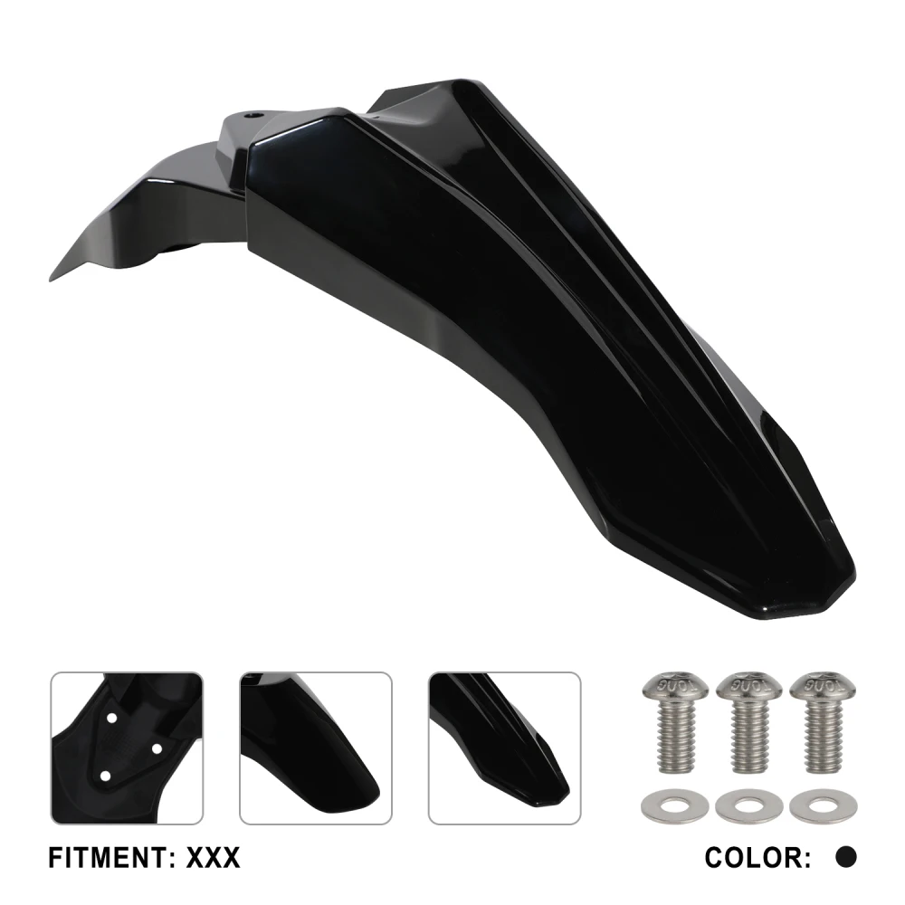 

Motorcycle Accessories PP Front Fender Guard Carbon Fiber Protect Mudguard Cover Durable For Talaria Sting X3 Electric Dirt Bike
