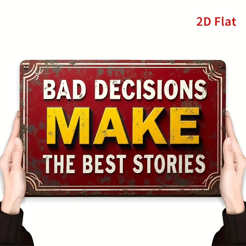 2D Flat, 1pc Humorous 