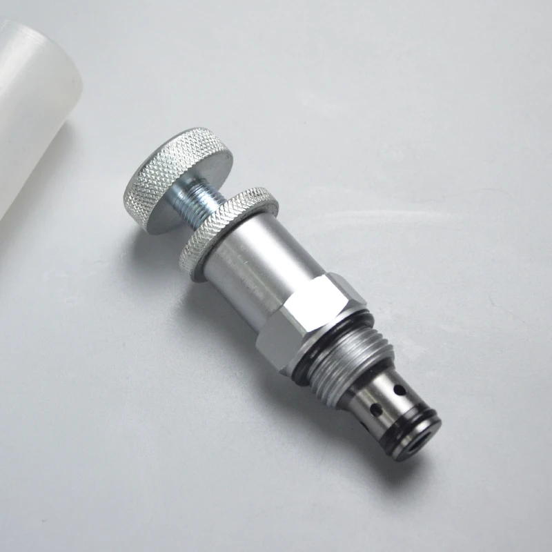 YF08-00 RV08 CRV02 threaded cartridge direct-acting overflow pressure regulating safety oil pressure valve (handle adjustment)