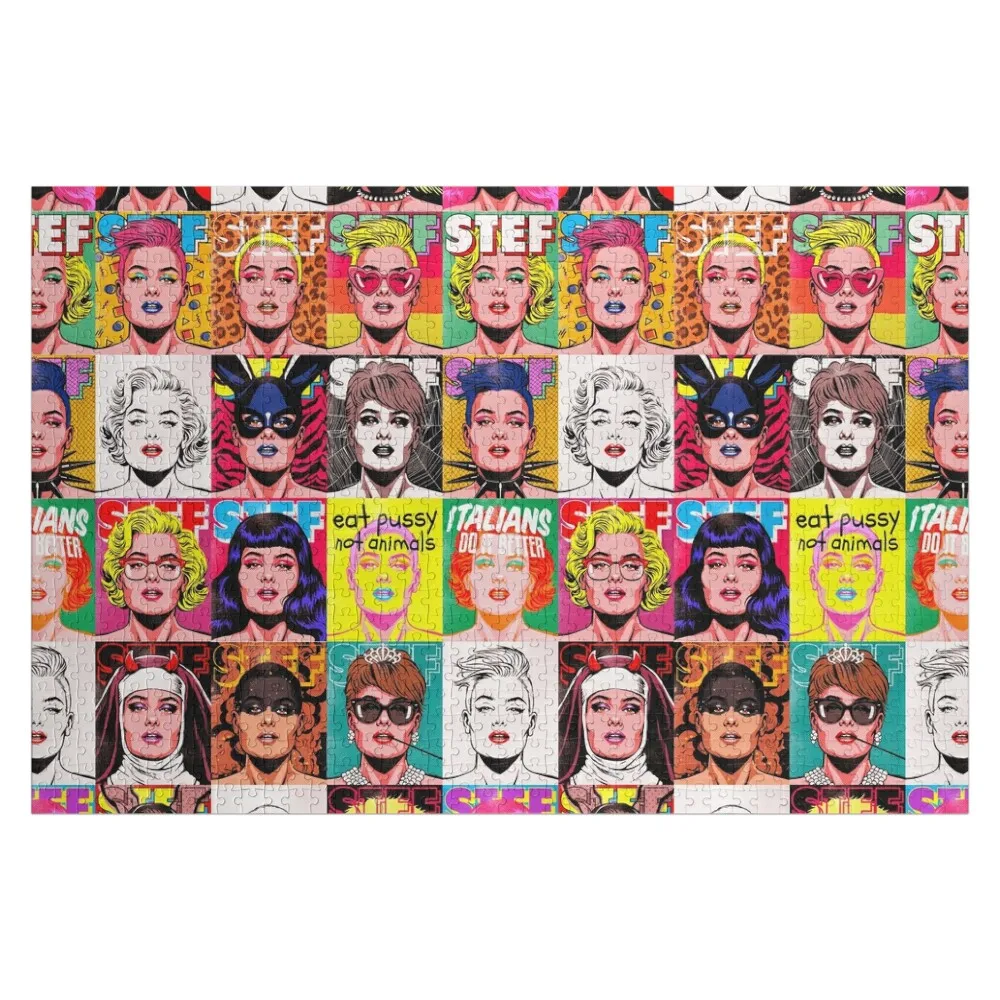 

Stef Art Jigsaw Puzzle Anime Customized Kids Gift Customizeds For Kids Wooden Compositions For Children Puzzle