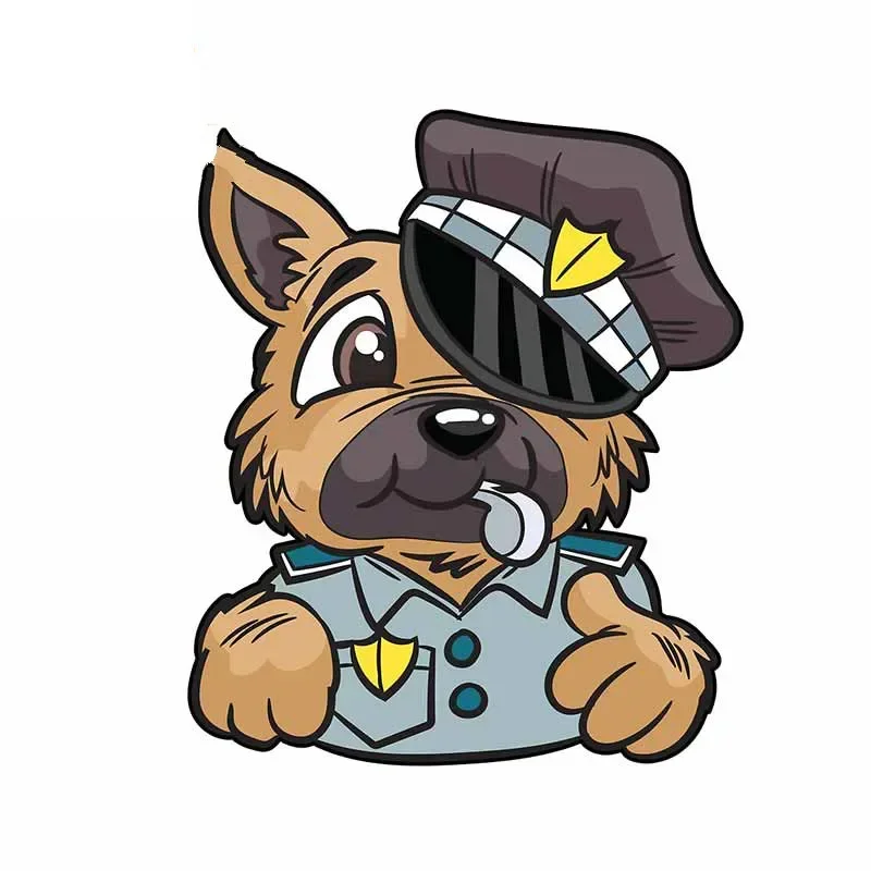 

Personality Friendly Police Dog England Car Stickers Accessories Motorcycle Cover Scratches Waterproof