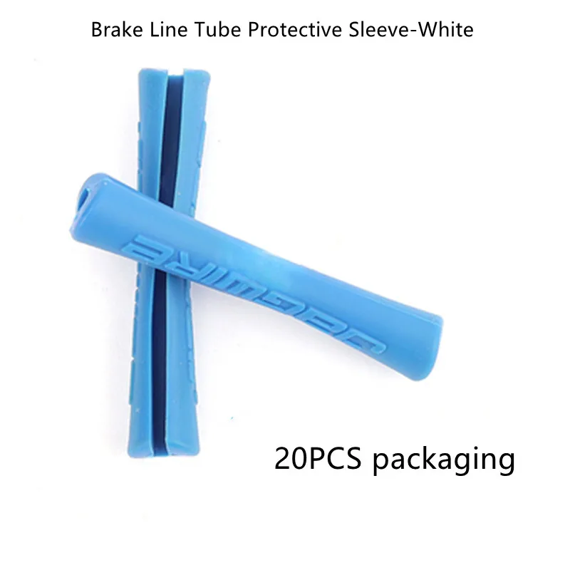 Anti-collision protective sleeve for bicycle brake line speed change line