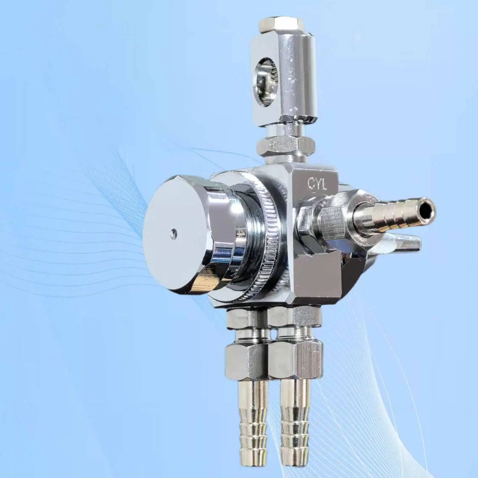 Stainless Steel Atomization Spray Nozzle Airless Paint Sprayer Adjustable Spray Width Tool for Production Line Use