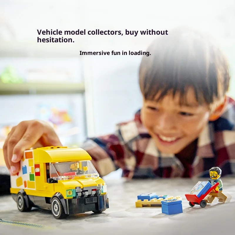 Lego City Serie 60500 Lego ®   Furgoneta de transporte, niños y niñas, juguetes de bloques de construcción para niños, regalos