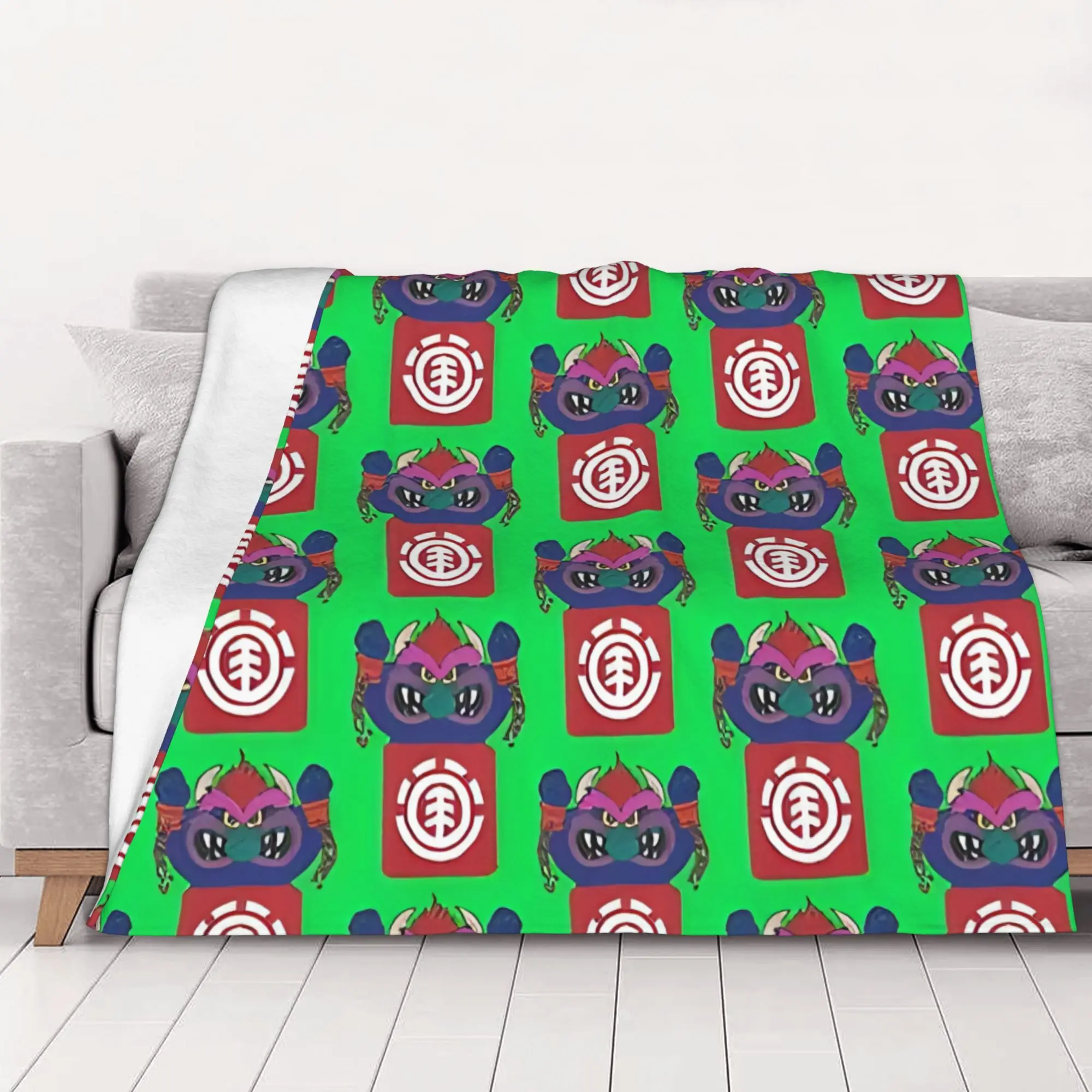 1PC Home Cutecore Element Skateboards My Pet Monster Blanket Super Cosy Plush Home Living Room Sofa Halloween