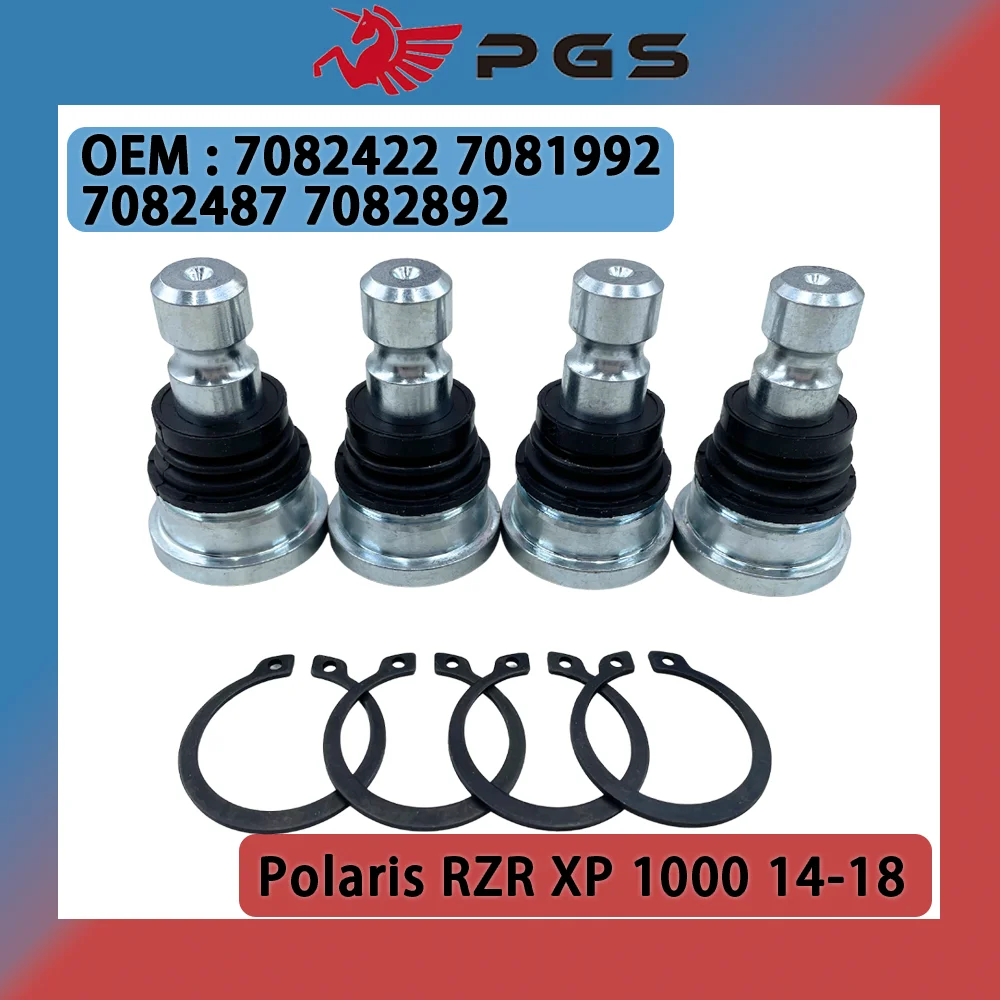 

4 шт. шаровой шарнир для Polaris RZR XP-1000 Turbo RS1 PRO-XP General XP-1000 7082487 7082892 7081867 7082422 7081992 7082275