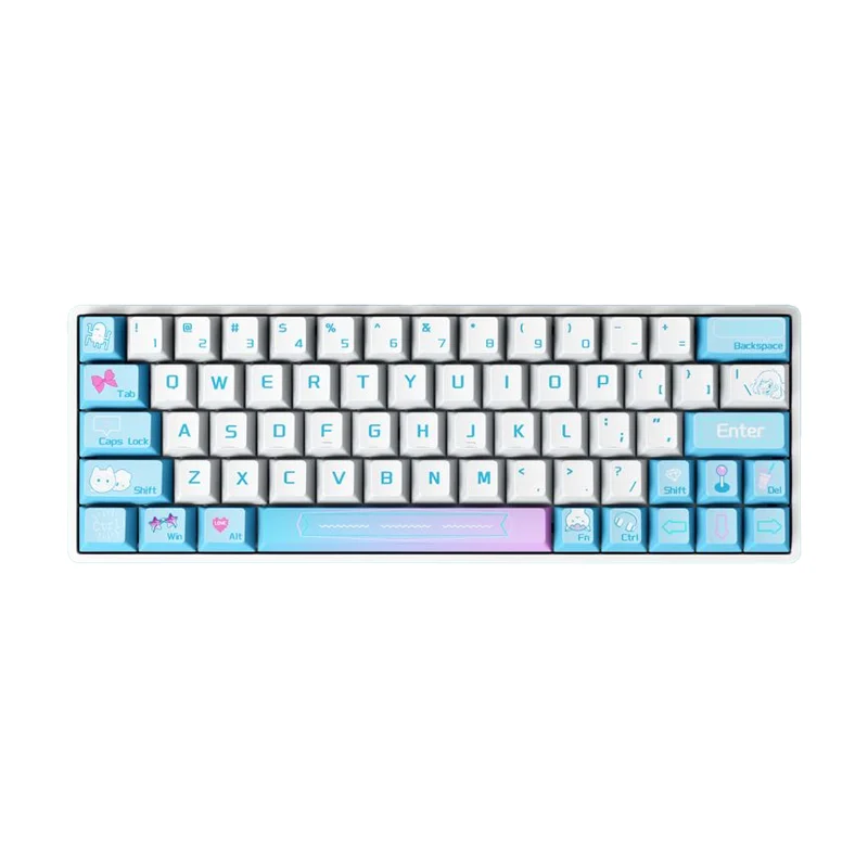 SIKAKEYB HM 66 Magnetic Axis Mechanical Keyboard Wired Electronic Motion RGB Custom Game Keyboard Compatible GH 60