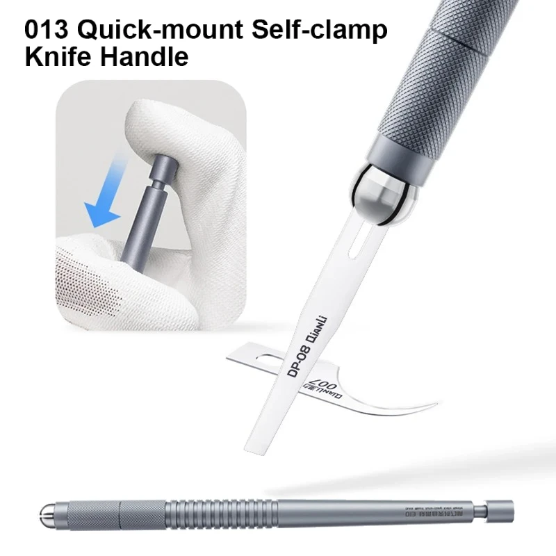 

013 Quick Mount Auto-Clamp Knife Handle Tool for Mobile LCD Gule Remover/Mobile CPU IC Gule Removing Blades Handle