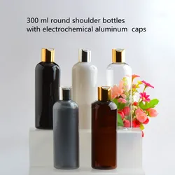10/30pcs 300ml Lotion Bottle Shampoo Shower Gel Hair Conditioner Dispensers Toner Bottle Empty Bottle With Cap