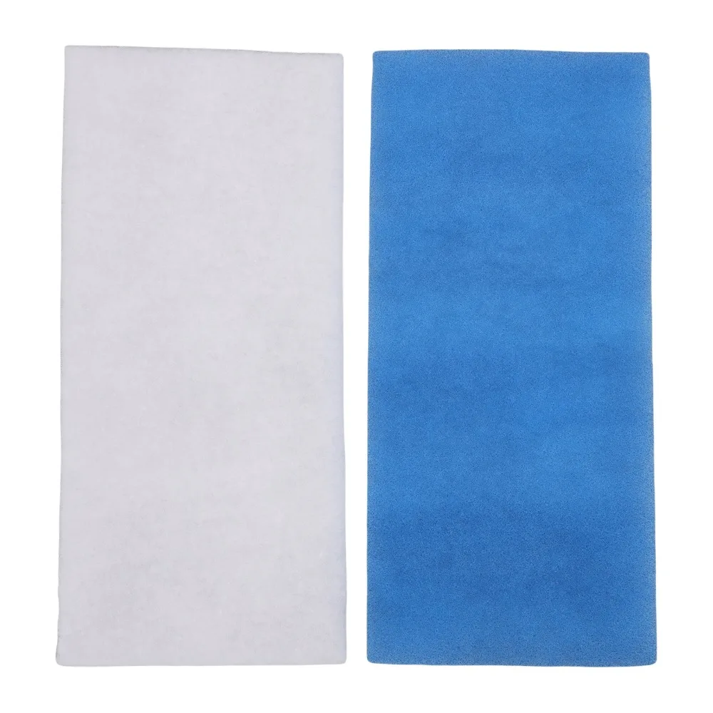 2pcs Double Layer Spray Booth Filter Exhaust System Filter Cotton Material Airbrush Booth Filter Replaceable Hobby Grade