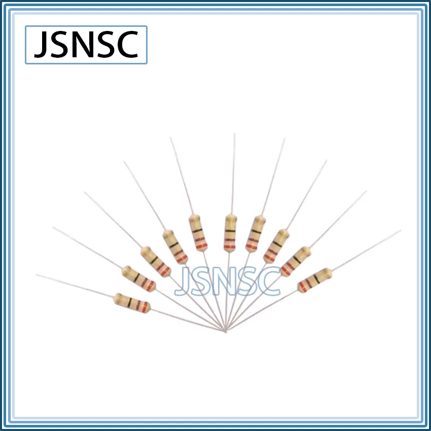 JSNSC 2000PCS 5% 1/2W 0.5W 1K 150K 180K 200K 220K 240K 270K 300K 330K 360K 390K 430K 470K 510K 560K OHM carbon film DIP resistor