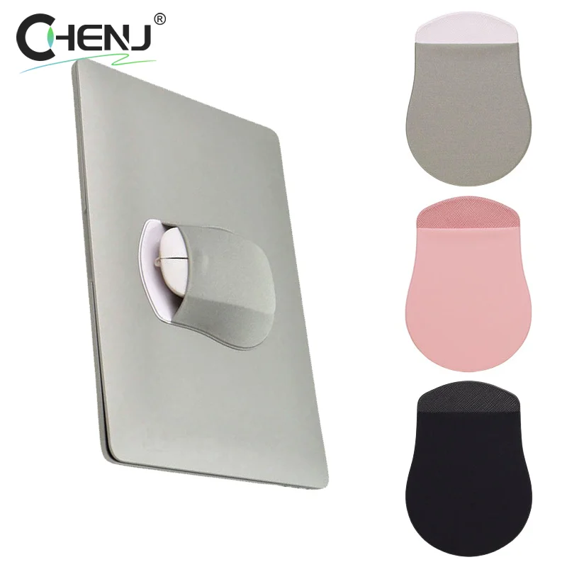 1PCS Slim Mouse Holder Adhesive Elastic Case Pen Stick Cover Lycra Fabric Pocket Sleeve Pouch For Laptop Tablet Wireless Mice