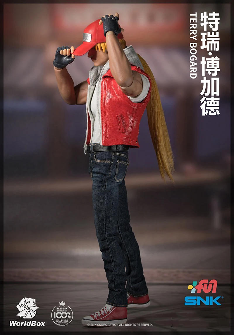 WorldBox KF-097&098 1/6 Scale Classic Arcade Game Male Soldier Kyo Terry Bogard 12'' Full Set Collectible Action Figure Model