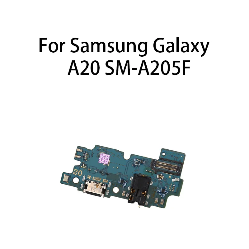 

USB Charge Port Jack Dock Connector Charging Board Flex Cable For Samsung Galaxy A20 SM-A205F