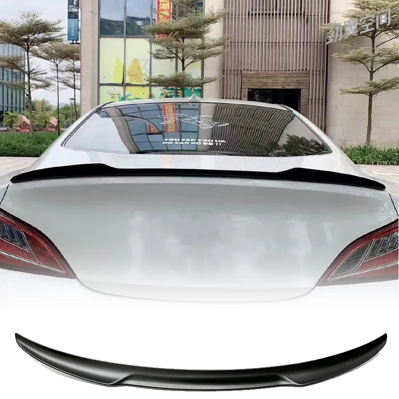Blade Style Real Carbon Fiber Rear Spoiler Car Exterior Modification Accessories Decoration For Hyundai Coupe 2009‑2012