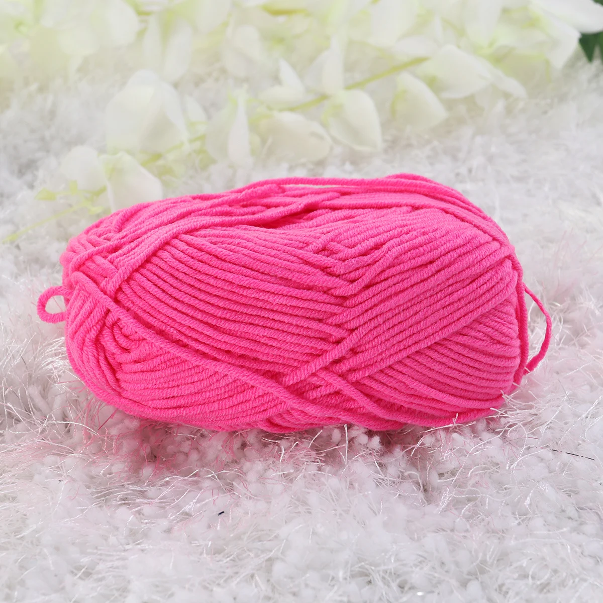 

50 G Thick Yarn Wool for Knitting and Crochet Cotton Slub Yarns Crocheting