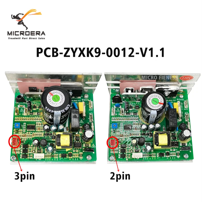 PCB-ZYXK9-0012-V1.1 Treadmill Motor Controller for BH fitness T100BT6441 Circuit board Control board  PCB ZYXK9 0012 V1.1