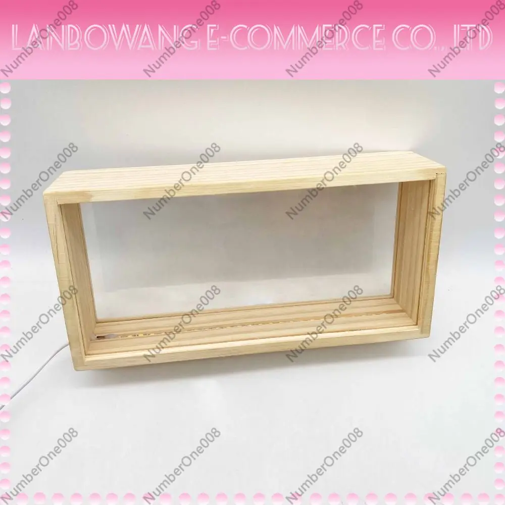 Creative Shadow Box Frame Rectangle DIY Figures Display Case Acrylic Panels Unfinished 3D Picture Frame Office Decoration