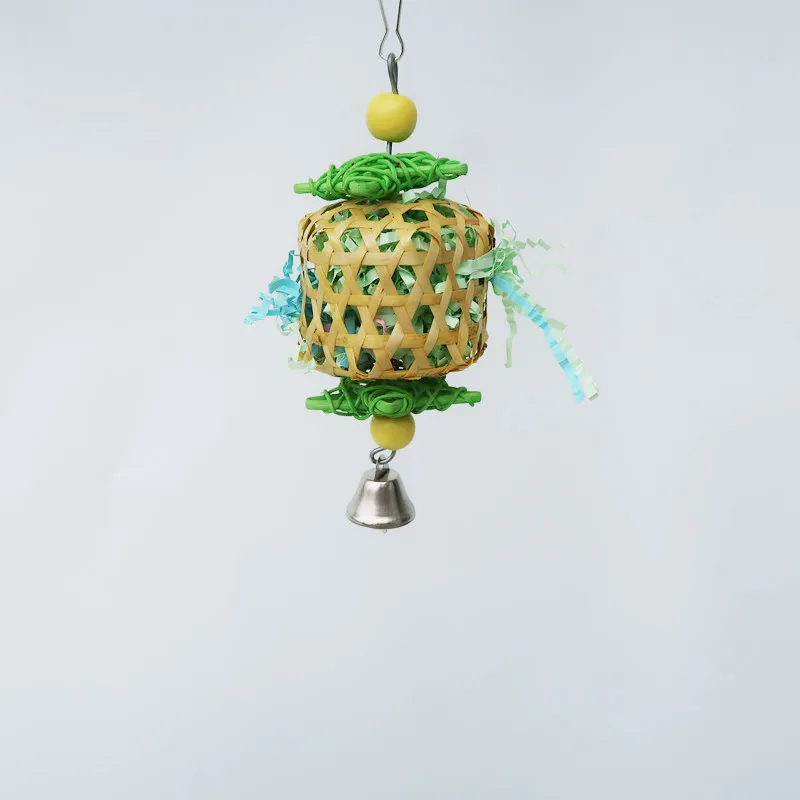 Parrot Supplies, Bird Toys, Rattan Weaving, Paper, Silk, Wooden Gnawing, Ringing Bell, Five Pointed Star Tearing String