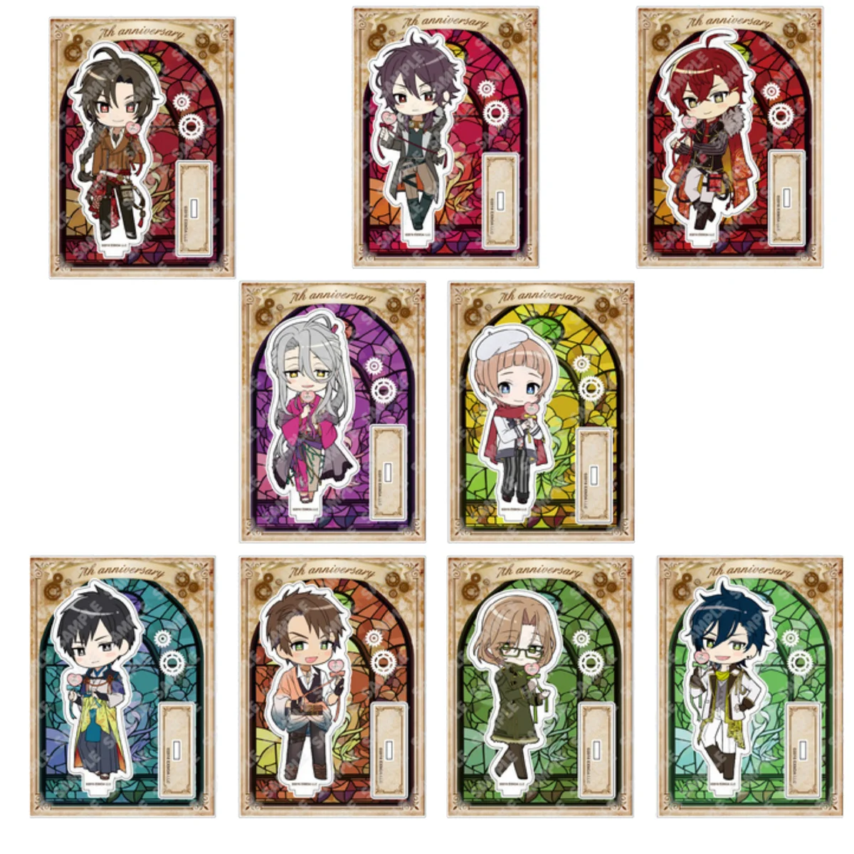 Anime Bungo To Alchemist 10Cm Acrylic Stand Set, Halloween Gift, Akutagawa Ryunosuke Dazai Osamu, Fan Desk Collectible Keychain