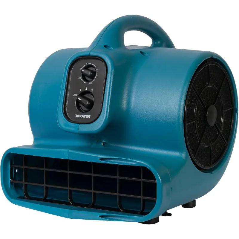 X-430TF Pro 1/3 2000 CFM Centrifugal Air Mover, Carpet Dryer, Floor Fan, Blower, Timer, , for Water Damage Restoration