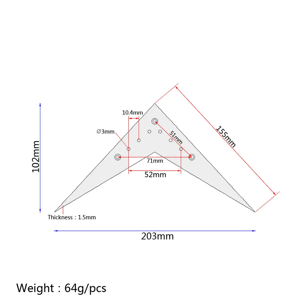 Solid Sturdy V-Shap…