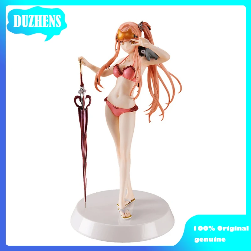 

100% Original:Anime FATE FGO Saber Medb swimsuit 19.5cm PVC Action Figure Anime Figure Model Toys Figure Collection Doll Gift