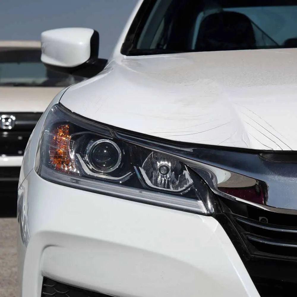 سيارة اليسار اليمين سيارة الجبهة غطاء المصباح شفاف عاكس الضوء كشافات قذيفة لهوندا أكورد 2016 2017 9.5th الجنرال الهالوجين