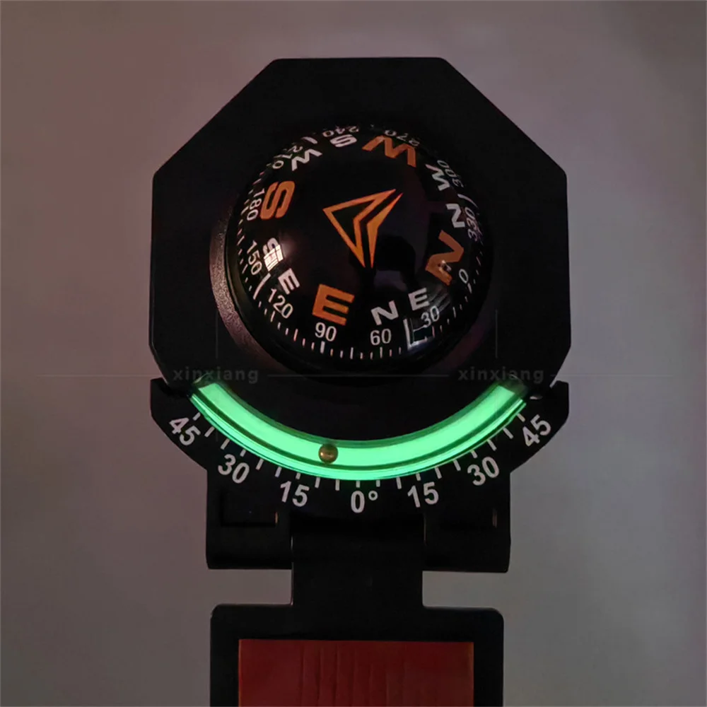 Car Dashboard Compass Car Mount Compass Black Compass for Vehicle Boat