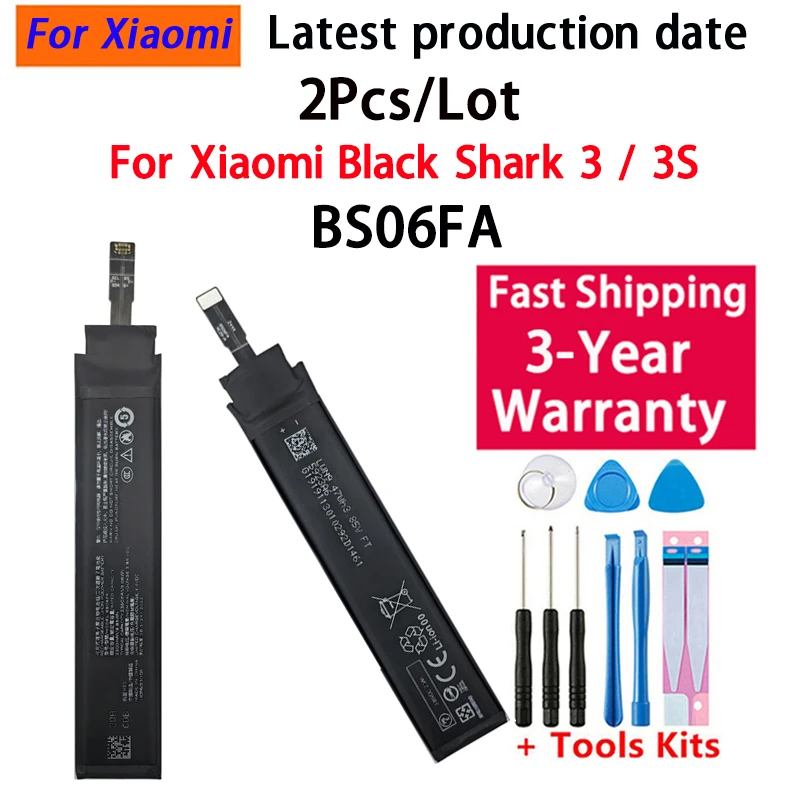 High Quality BS03FA BS05FA BS08FA BS10FA BS06FA Battery For Xiaomi Black Shark BlackShark 2 3 3S 4 4S 5 Pro 5RS Phone Bateria