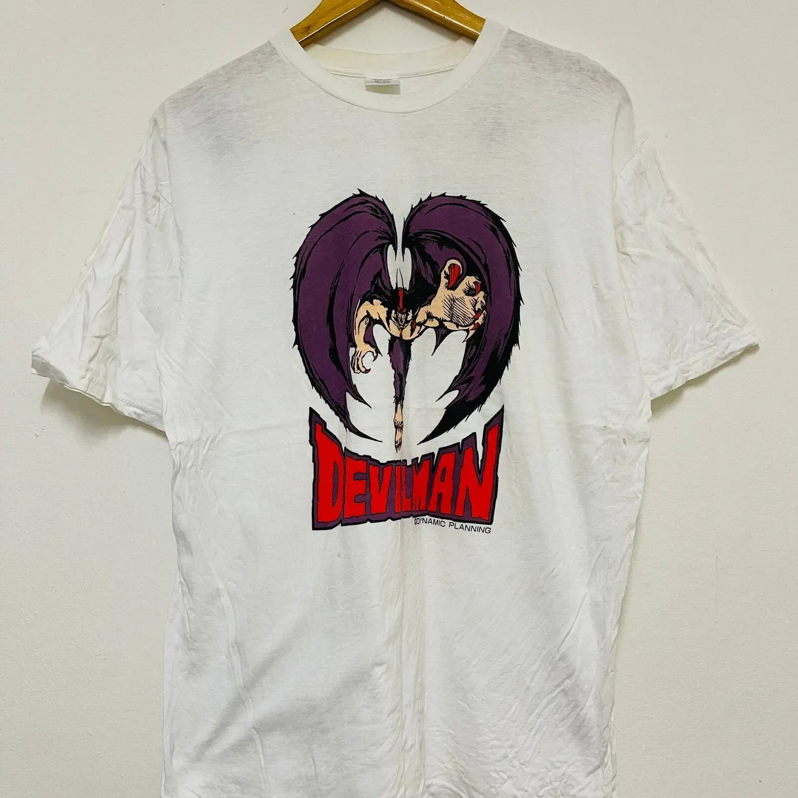 Vintage 90’s Devilman Manga Series T-Shirt / Anime Cartoons / Rare / Streetwear