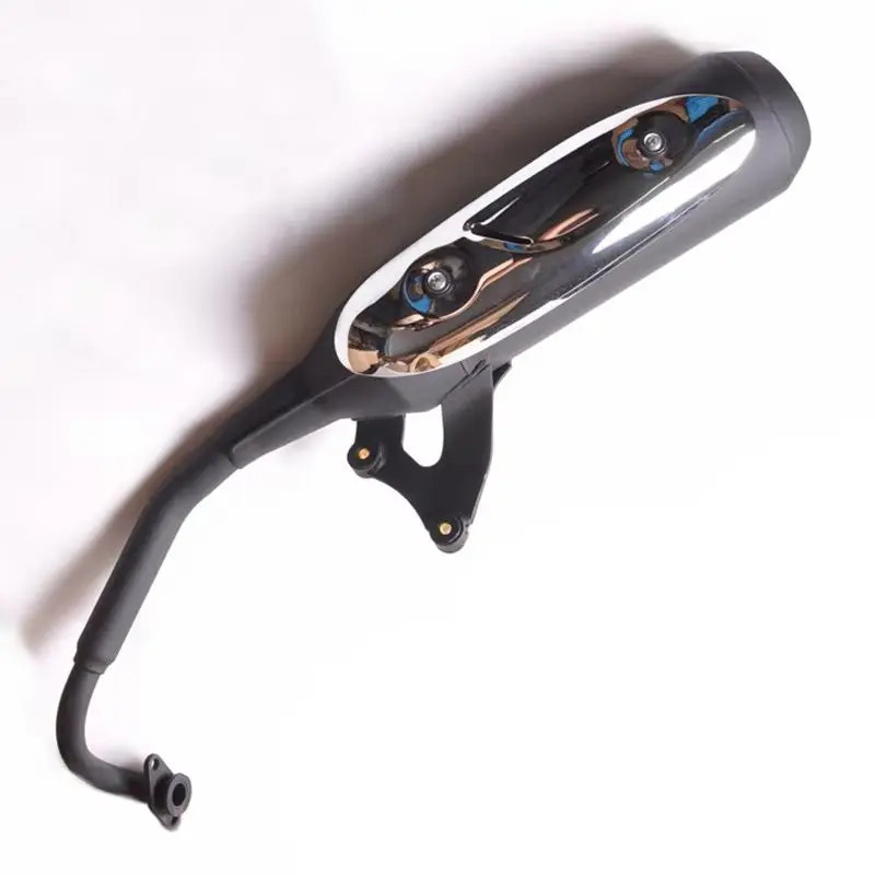 Motorcycle Exhaust Pipe for Haojue Qingqi Suzuki for AN125 HS125T HJ125T QS125 JC125 Scooter Hot Protecter Muffler Quite Speaker