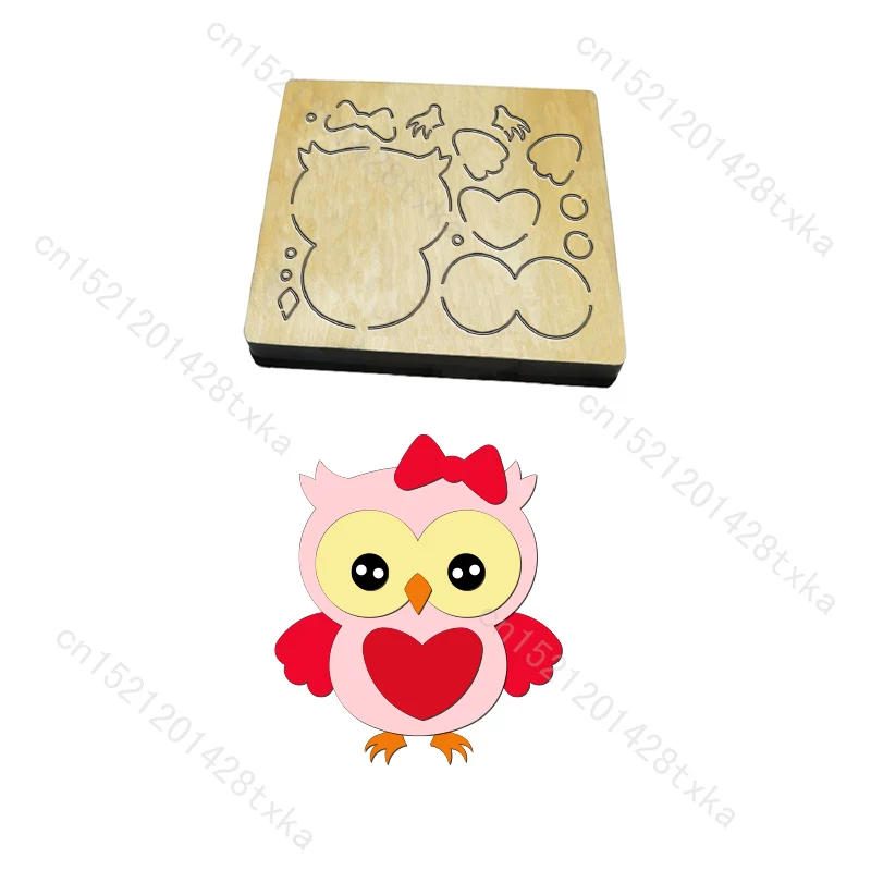 Owl Wooden Die Scra…