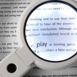 Foldable with 8 LED Light 5x 11x Stand Desk for Jewelry Appraisal Reading Repair Magnifying Glass Portable Hand-held