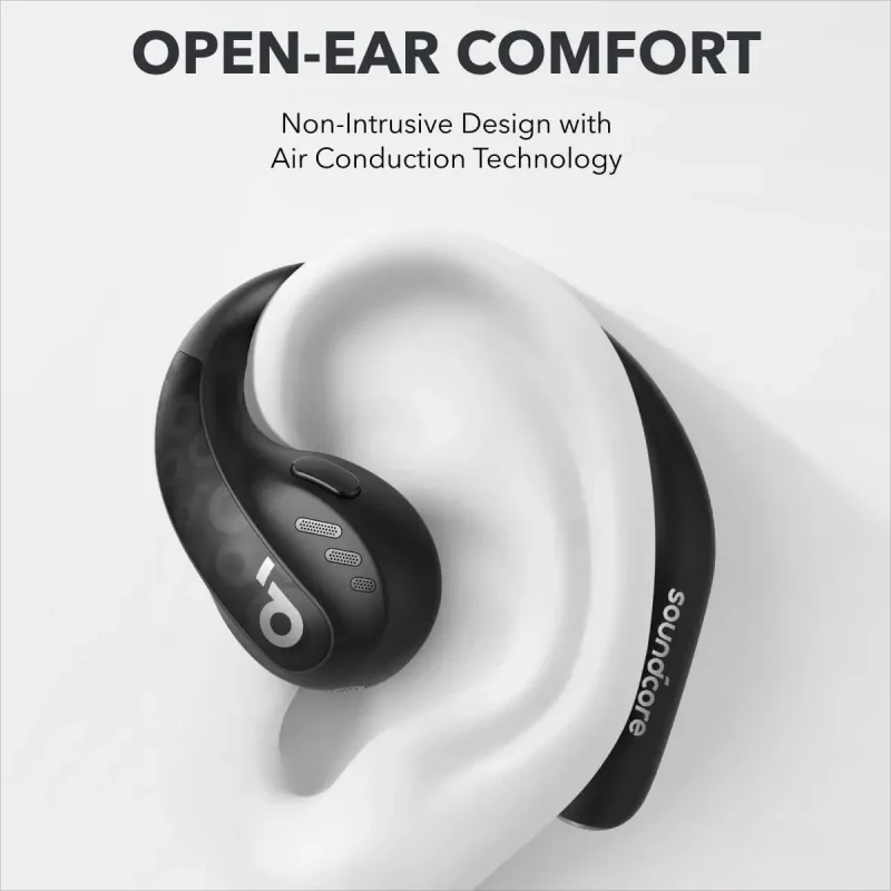 Soundcore AeroFitPro Open-Ear Wireless Earphones Ultra Comfort Secure Fit Ergonomic Custom Neck Hanging Sports Cycling Headphone