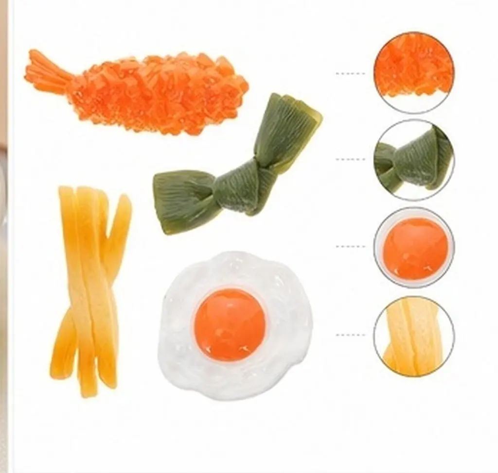 4Pcs Simulated Food Hair Clips Creative Funny Hairpins Lightweight Portable Secure Fit for All Hairstyles Kawaii Hair