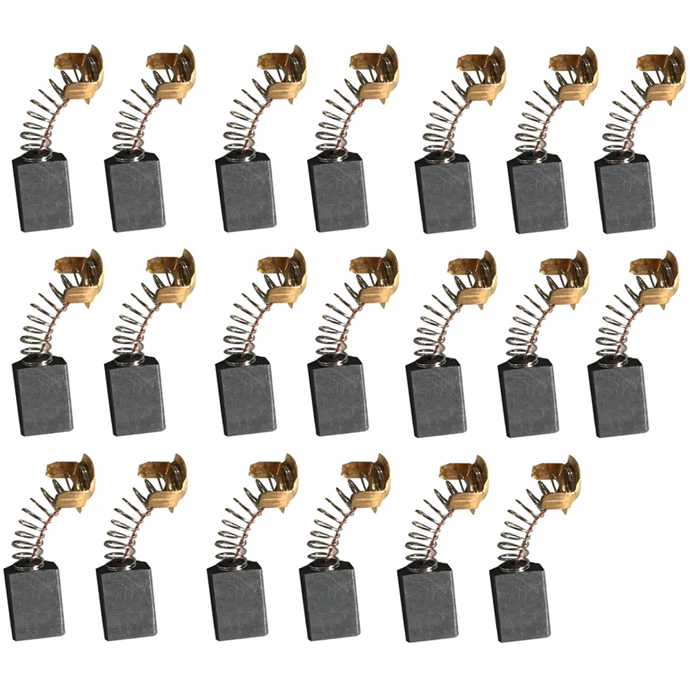 

Несколько моделей, 10 шт., угольные щетки с электродвигателем для угловой шлифовальной машины Black Decker, запасные части, аксессуары для электроинструментов