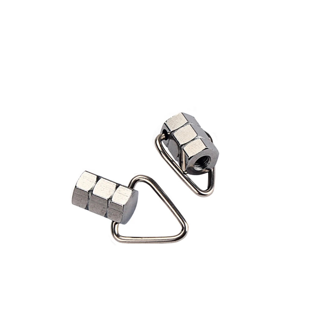 

2 pcs Banjo Strap Lock Buttons Metal Hook Buckle Fittings Accessories Durable Chrome Finish Easy Mount Use Guitar Parts