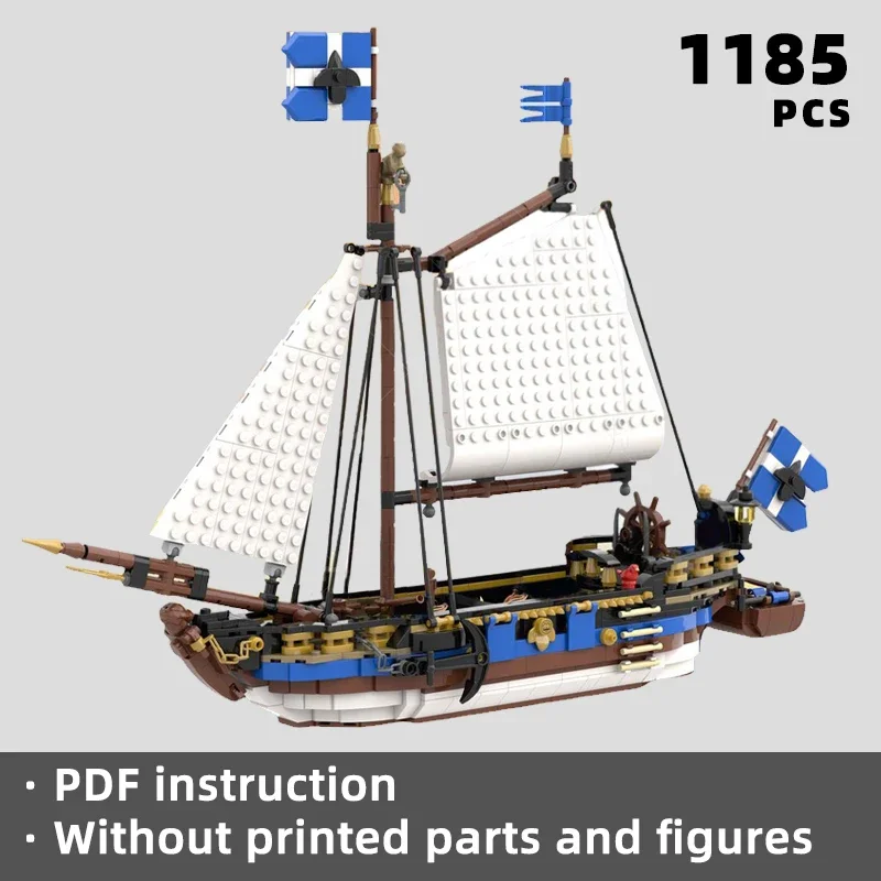 

sloop sailboat pirate ship bricks sloop boat ship warship blocks sailboat pirate sailship moc bricks military gift military