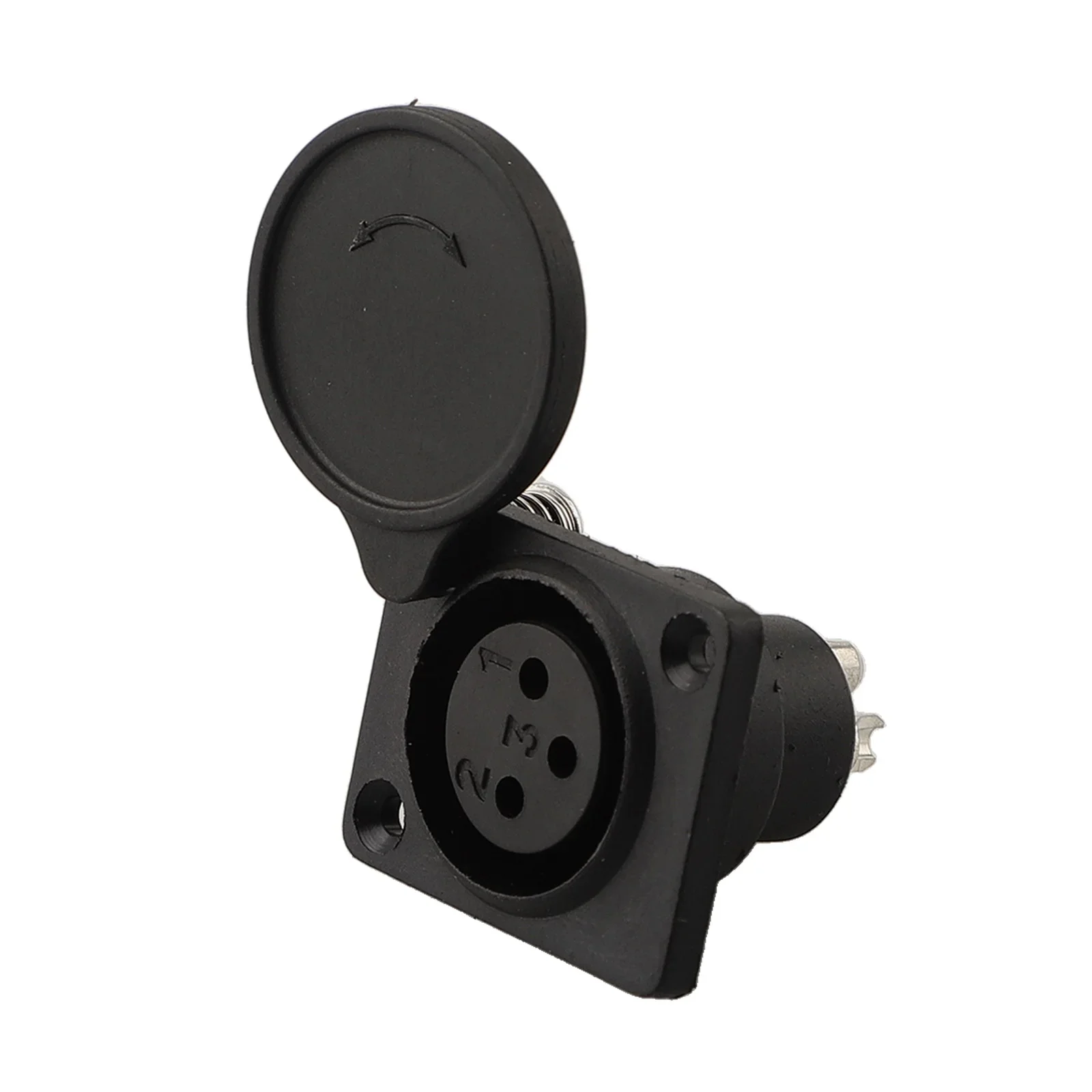 Порт зарядного устройства, 3-контактный линейный разъем, разъем для скутера, электронная инвалидная коляска, электрические скутеры, детали для езды на велосипеде, пластик, металл