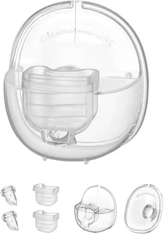 S18/S21 Wearable Breast Pump Accessories, Replacement Pump Parts Flange 24/27mm Compatible with S18 S21