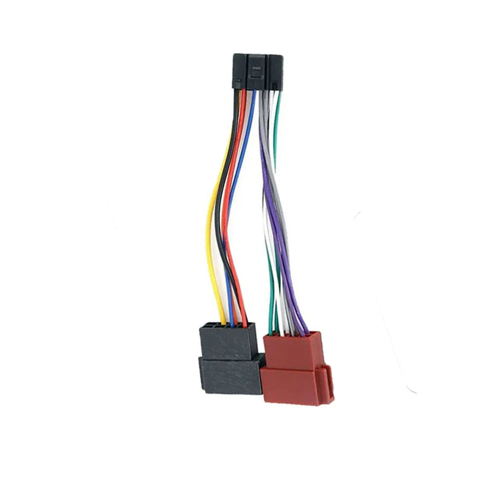 تعديل صوت السيارة مشغل أقراص مضغوطة كابل الذيل إلى ISO التوصيل الذيل كابل تسخير الملحقات ل كينوود JVC التوصيل اللعب تمديد خط الأسلاك