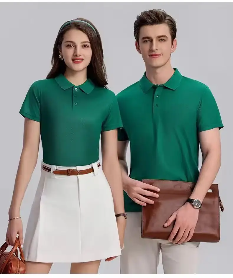 High-end Casual Polo Shirt with Custom Digital Printing for Large Size, Loose and Breathable