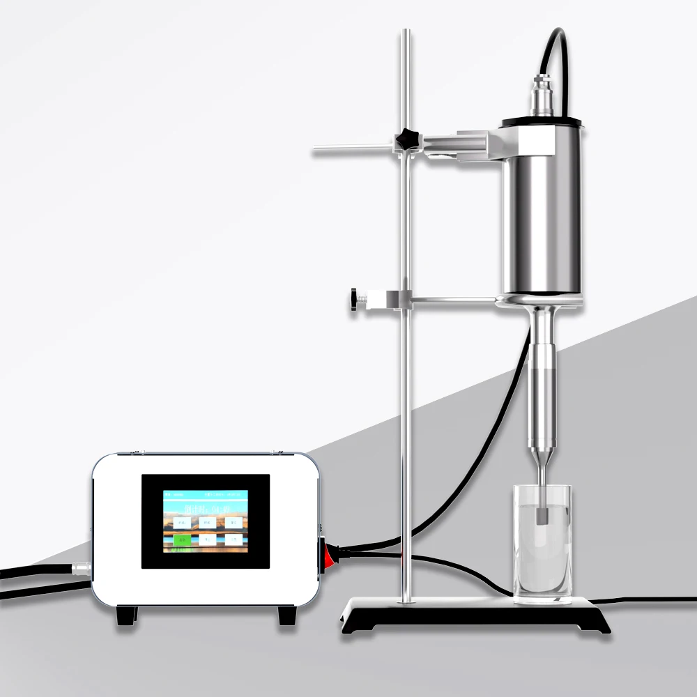 20KHz Lab Ultrasonic Emulsifier Processor Extractor Titanium Alloy Rod Sonicator Vibration Bar Sonic Homogenizer Mixer Disruptor