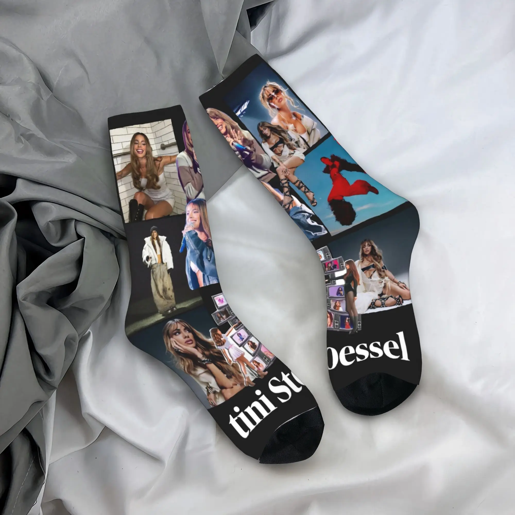 المغني تيني ستوسيل فوديرا ألبوم 2025 جوارب الرجال الجوارب الدافئة لينة جوارب بأشكال مضحكة الخريف تشغيل الرياضة المضادة للانزلاق جوارب مخصصة #1