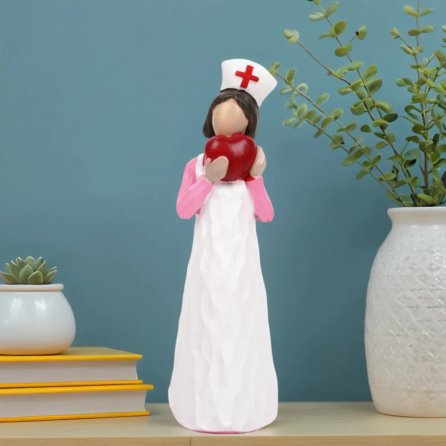 ممرضة رعاية - زخرفة راتنجية، أعطها إلى محبيك، ديكور سطح المكتب المنزلي، هدايا الاحتفال، هدايا عيد الميلاد، الحرف اليدوية، عيد الميلاد #2