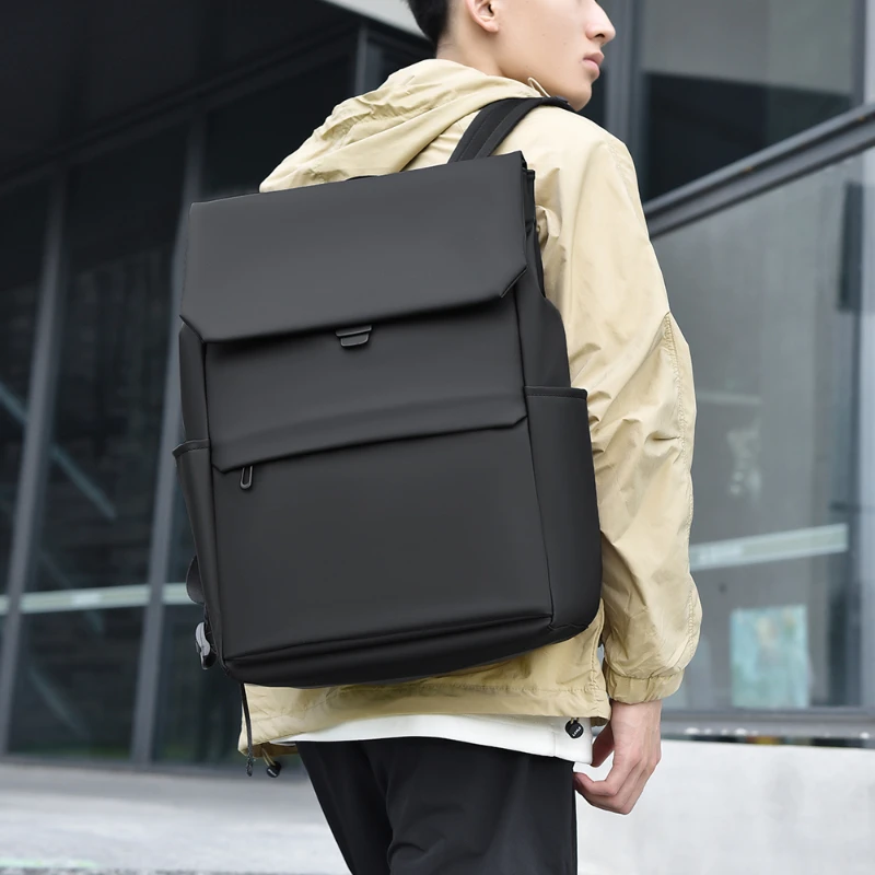

Minimalism Waterproof Men's Backpack Large-Capacity Business Travel Backpacks Unisex 15.6 Inch Laptop Backpack College Bag Men