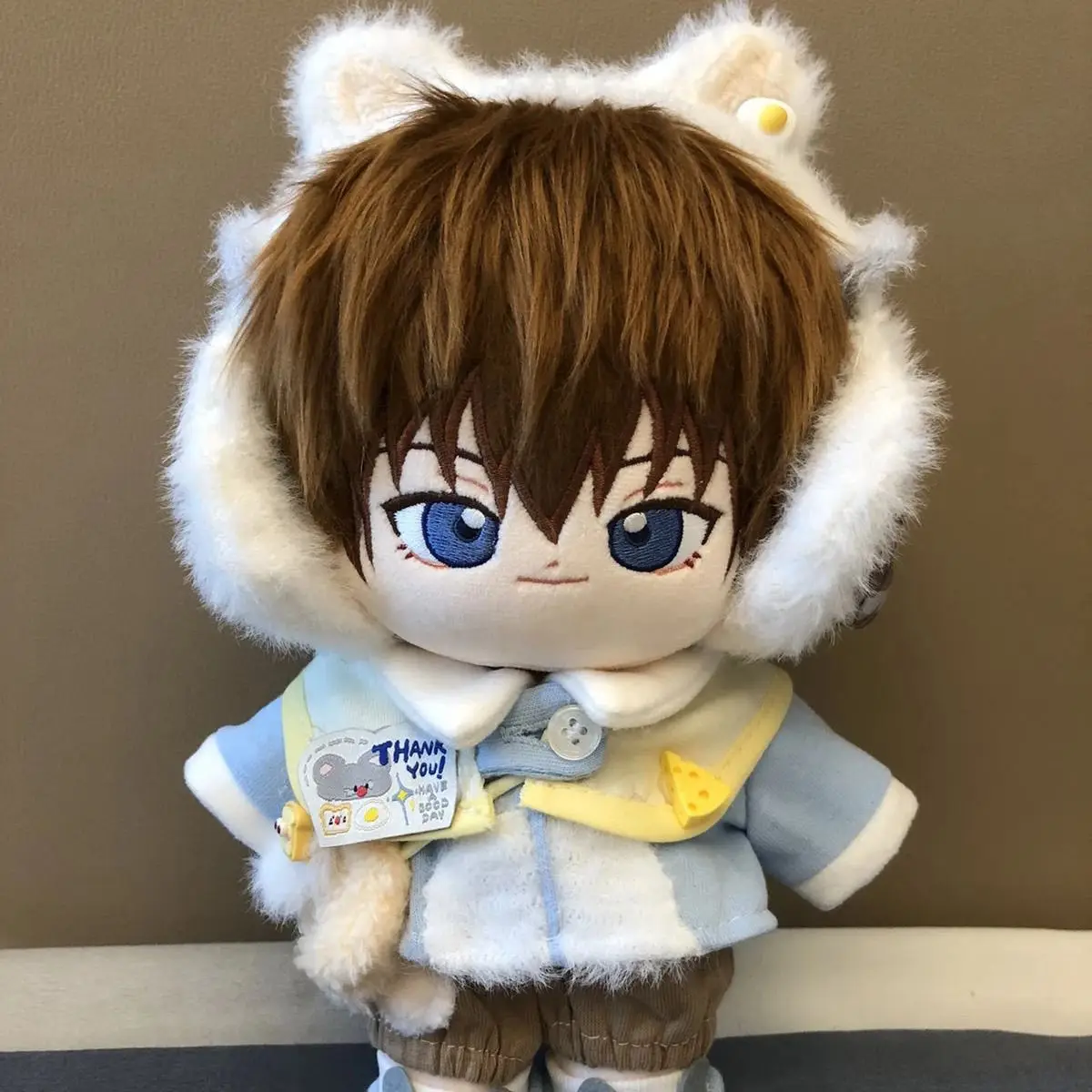 

Stuffed 20CM Anime Prince of Tennis Fuji Syusuke Figure Plush Doll Toys Handsome Boy Adorable Plushies Doll Gifts for Fans