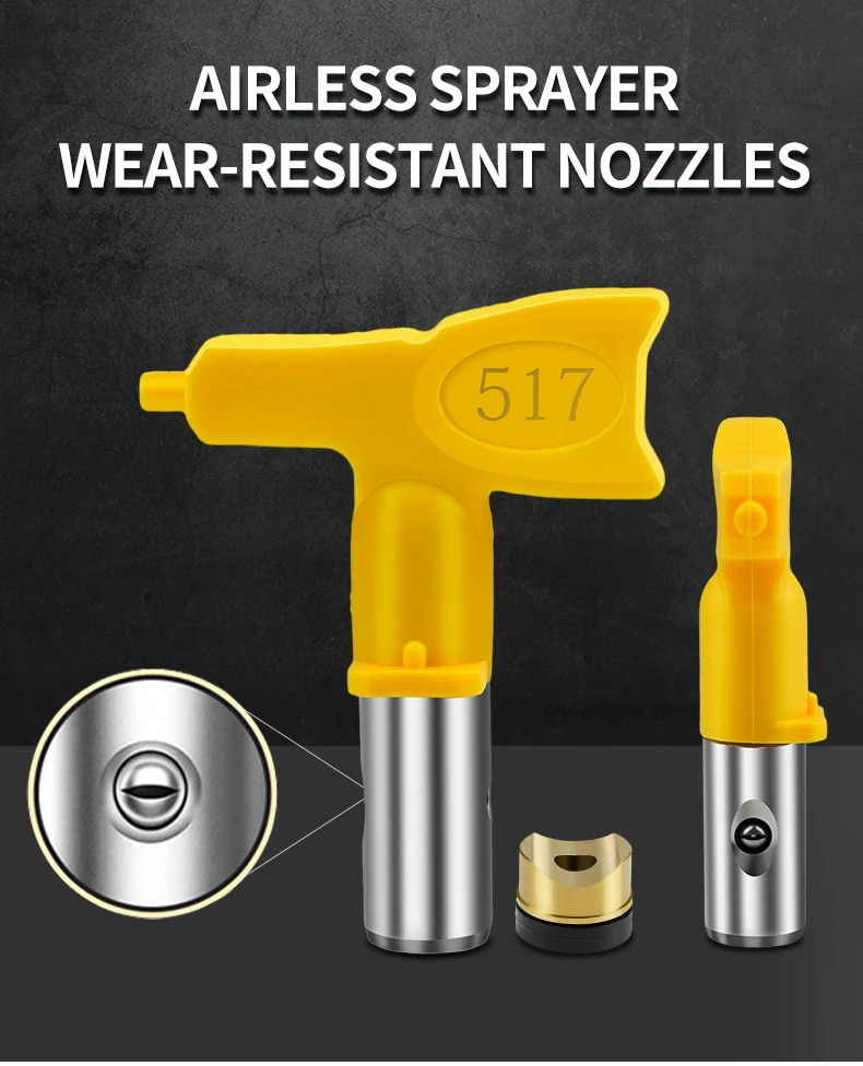 Airless Spitze 419/425/517/519/531 Größe Düse Sprayer Airbrush Spitze Für Titan Wagner Airless Farbspritzpistole – Detail 1