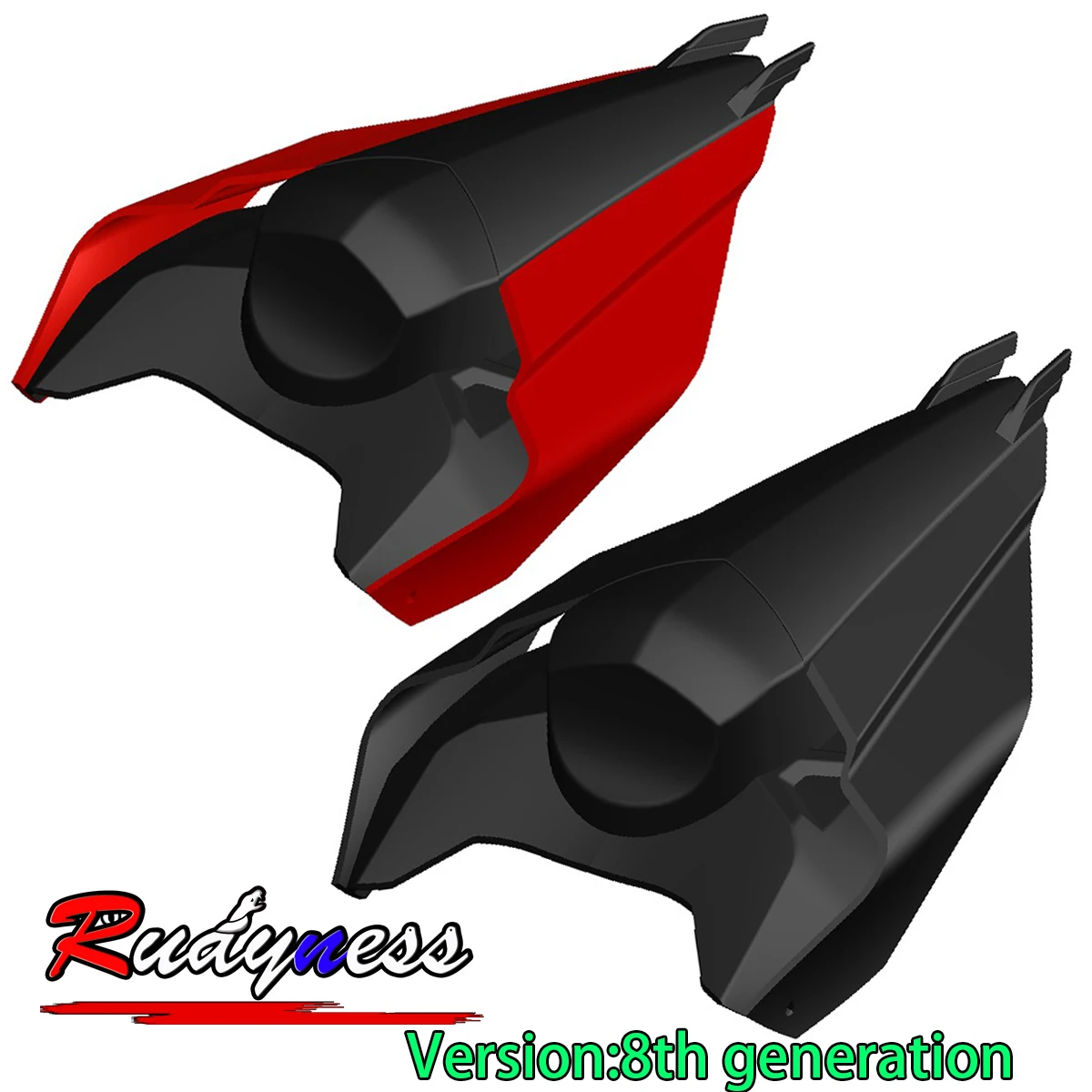 Rudyness Rear Passenger Tail Section Fairing Cowl With Dragon Roar Wing Style For Honda CBR650R CB650R 2019-2023